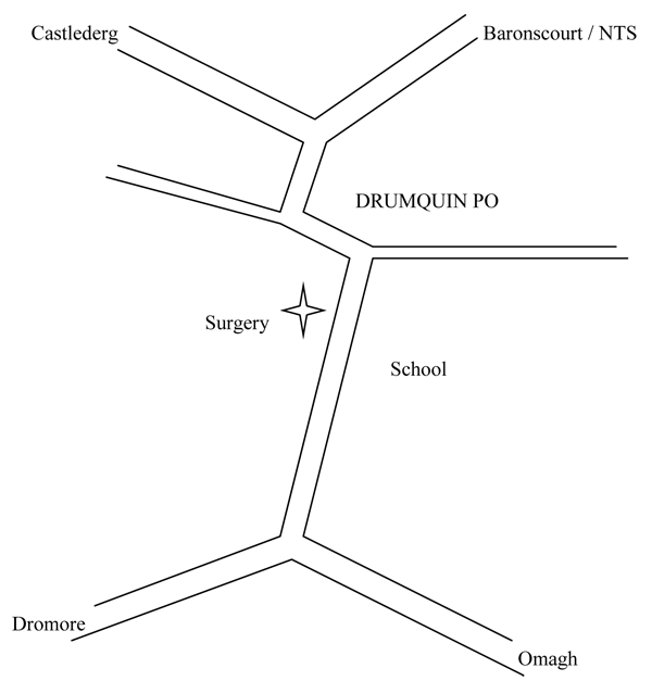 map of the practice area